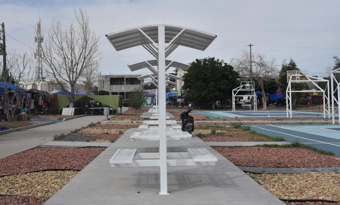 Renuevan parque Las Rosas con inversión superior a 4 millones de pesos en Ciudad Juárez